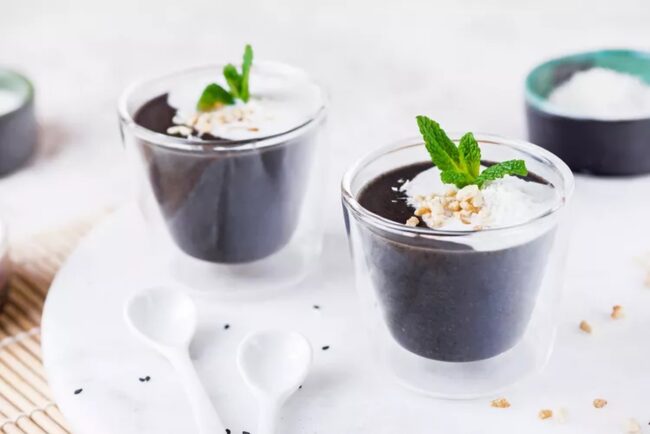 Black Sesame Pudding