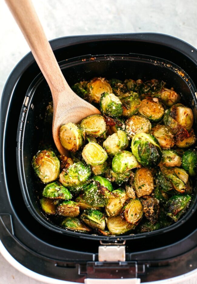 Garlic Parmesan Brussels Sprouts