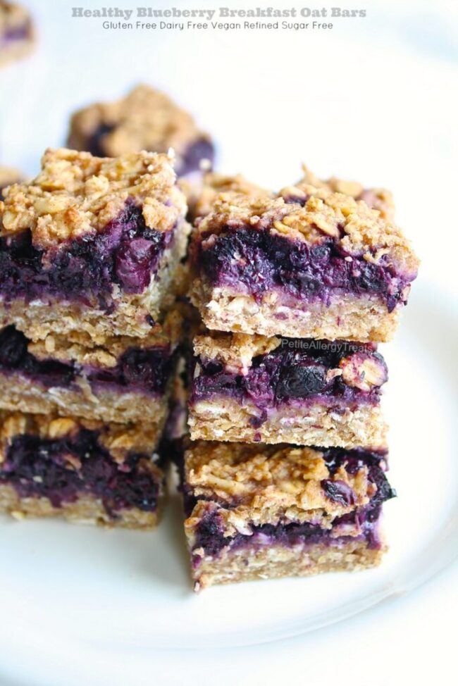 Blueberry Oat Bars