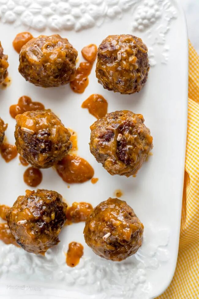 Mango Glazed Meatballs