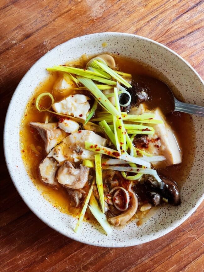 Tofu and Mushroom Soup