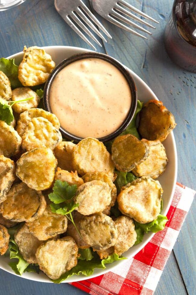 Crunchy Fried Pickles