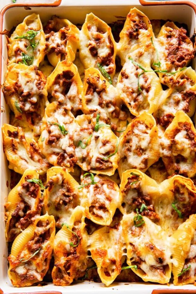 Beef Stuffed Shells