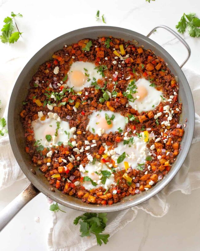 Chorizo and Egg Breakfast Skillet