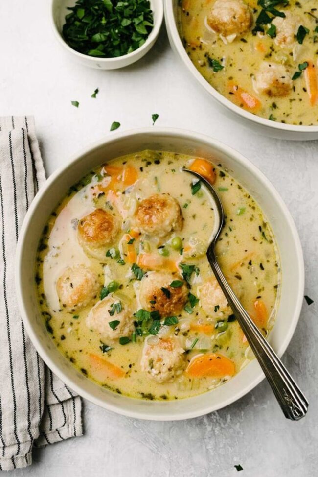 Chicken Meatball Soup