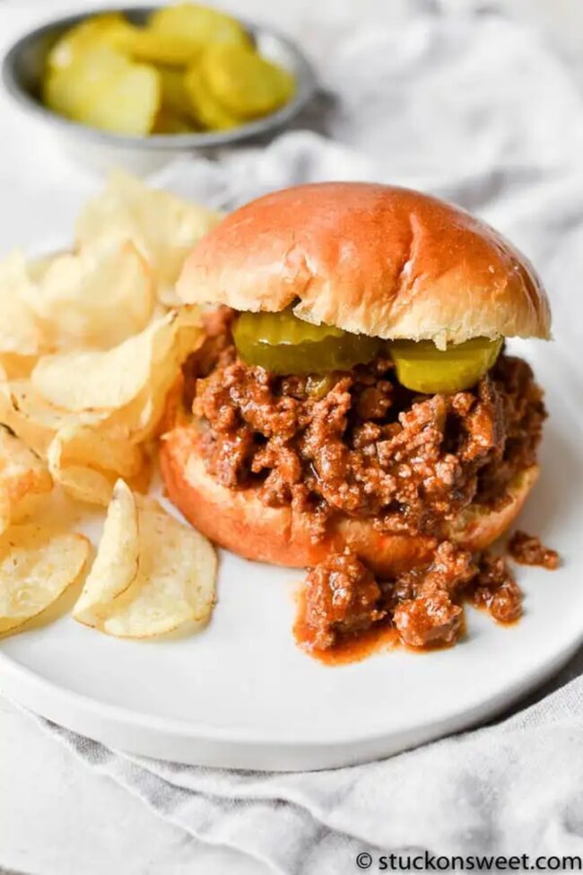 Classic Beef Sloppy Joes