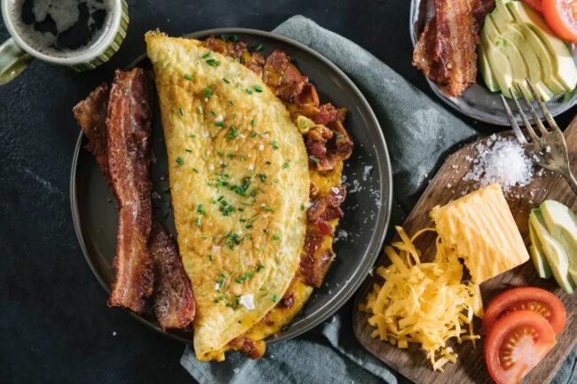 Bacon and Cheese Omelet