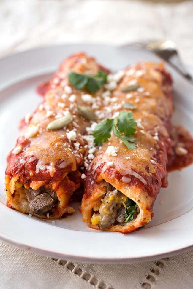 Steak Enchiladas