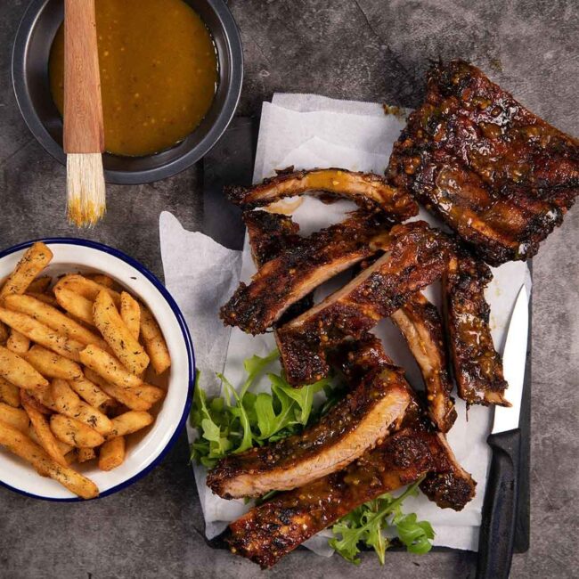 Honey Mustard BBQ Ribs