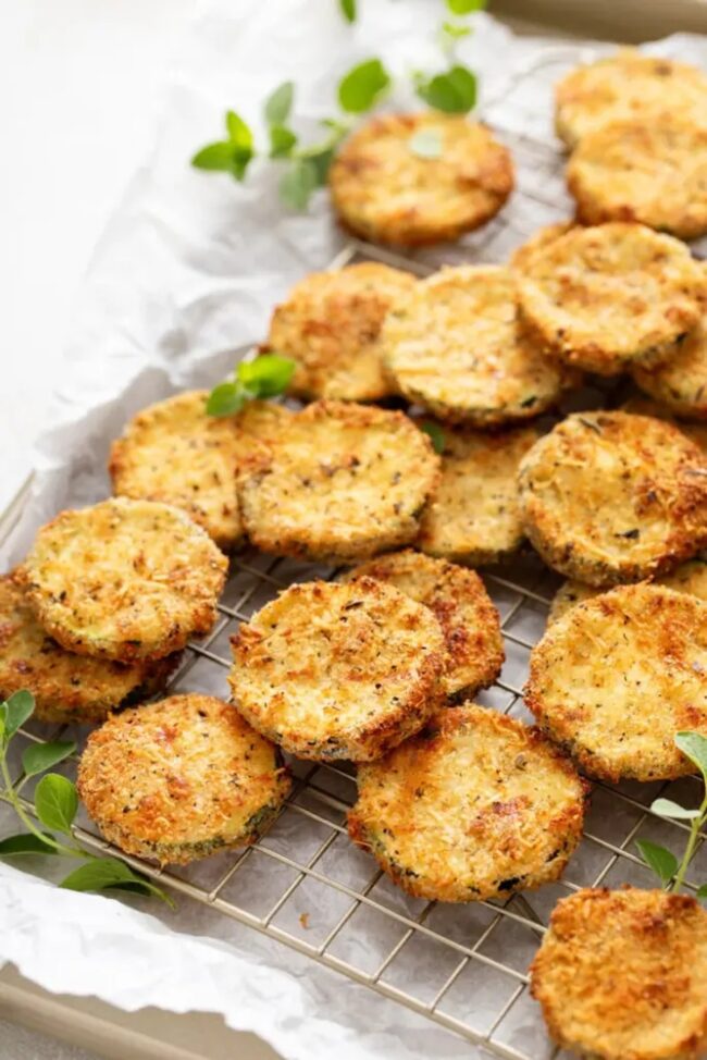 Crispy Air Fryer Zucchini Chips