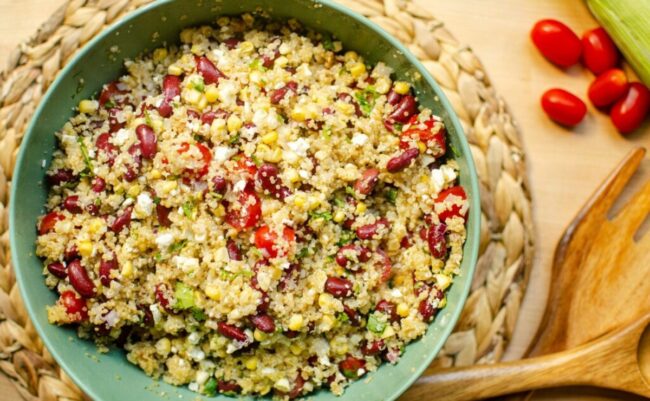 Kidney Bean and Quinoa Salad