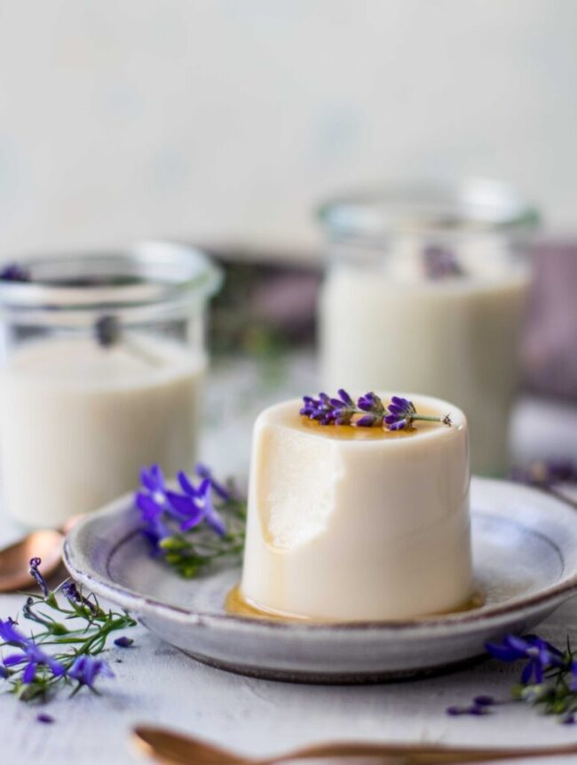 Honey Lavender Panna Cotta