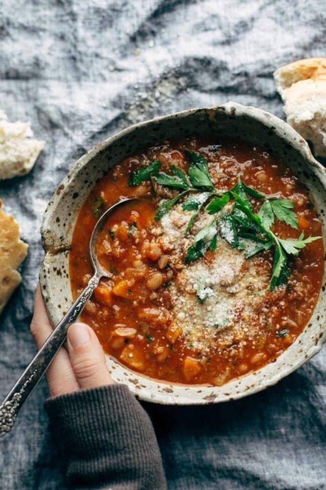 Instant Pot Beef Minestrone