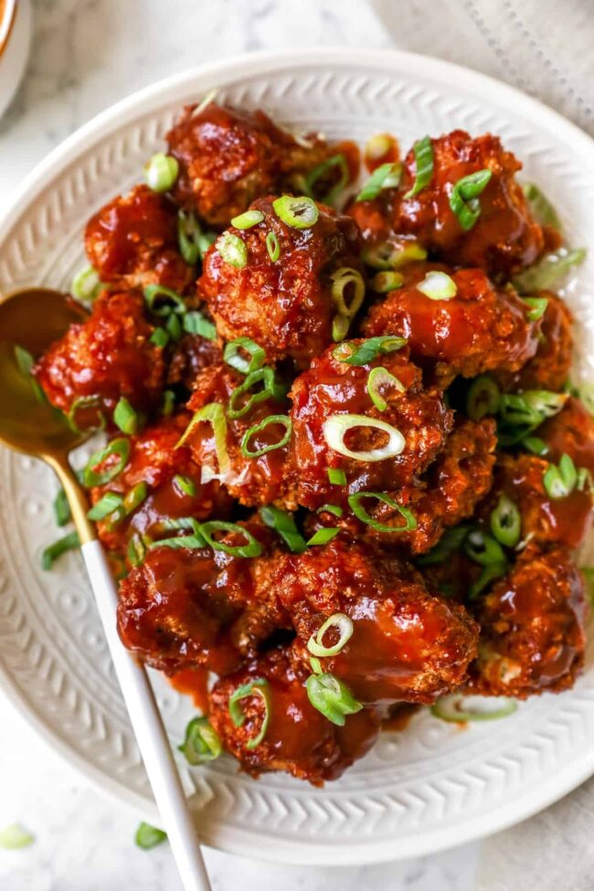 BBQ Cauliflower Bites