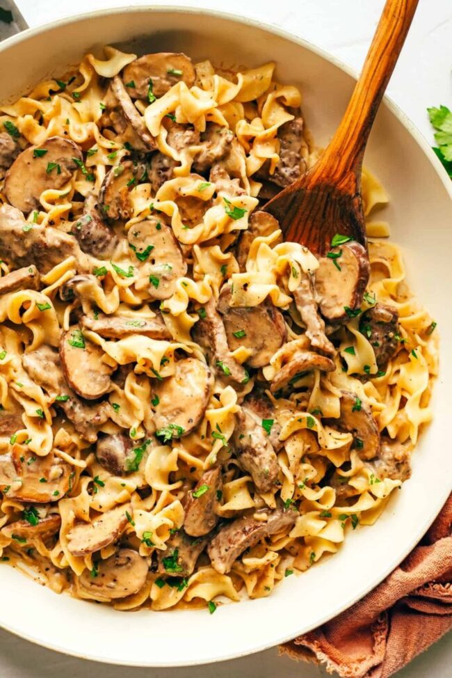 Beef Stroganoff