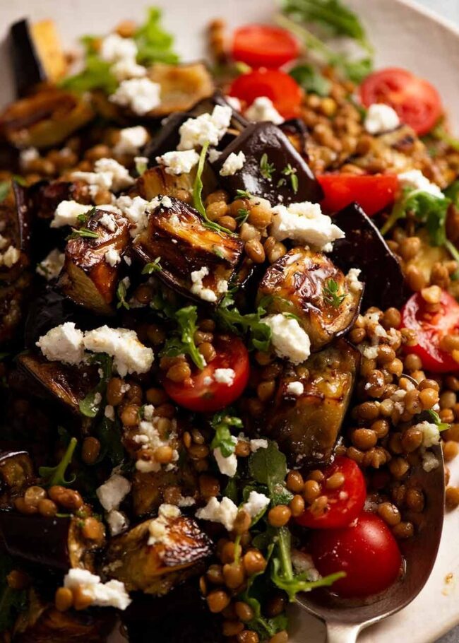 Roasted Eggplant Salad