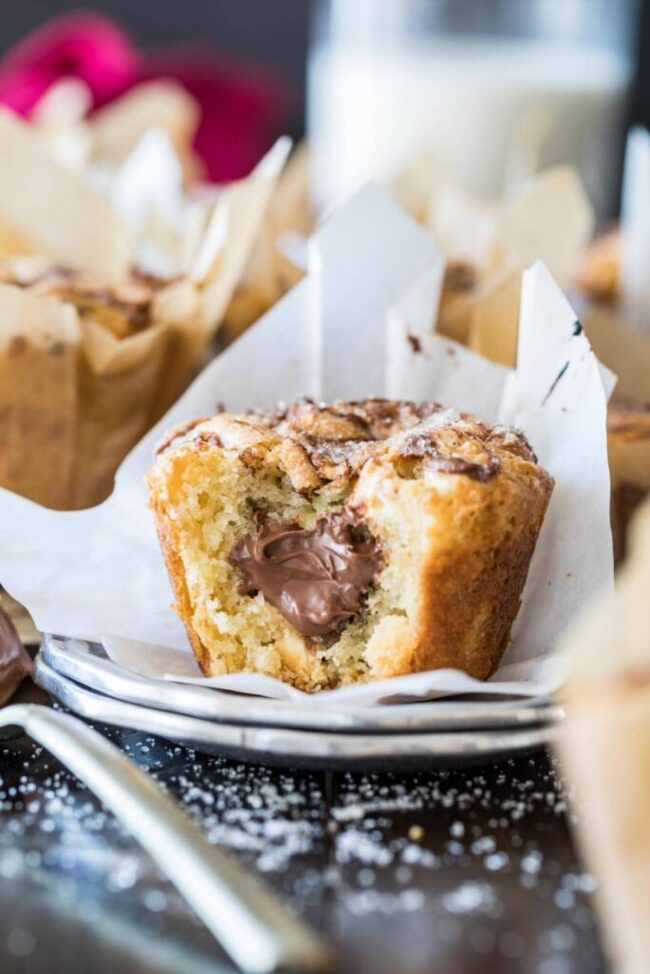 Nutella Swirl Cupcakes