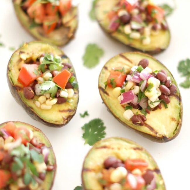 Bean Stuffed Avocados