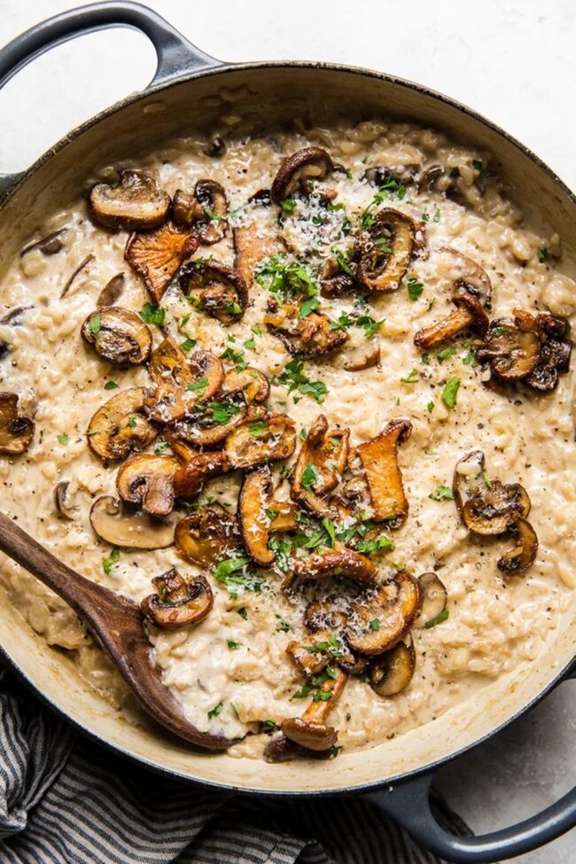 Creamy Mushroom Risotto