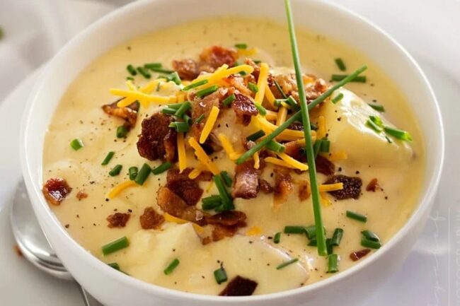 Cheesy Potato Soup Dip