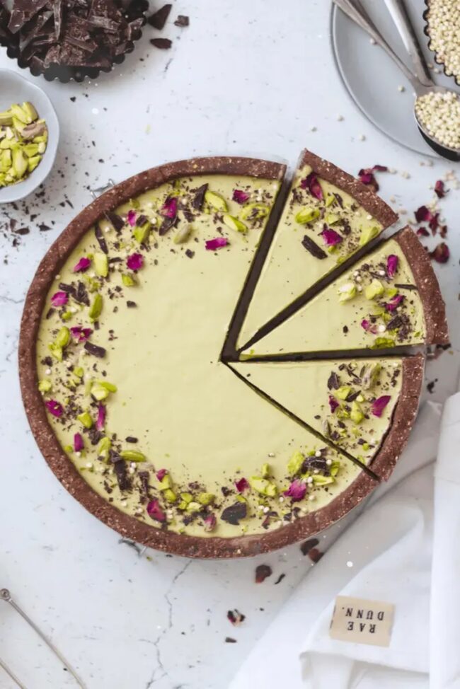 Pistachio Cremeux Tart