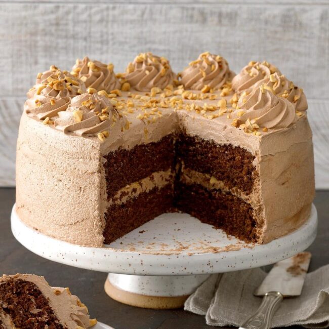 Mocha Hazelnut Cake