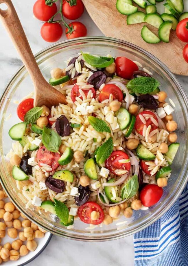 Greek Orzo Salad