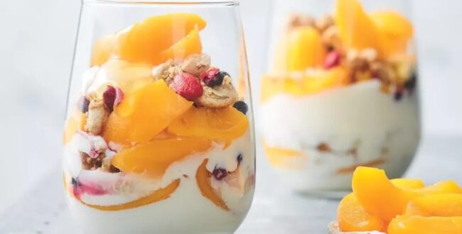 Peach Parfait