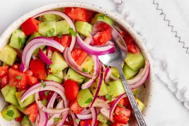 Marinated Tomato and Onion Salad