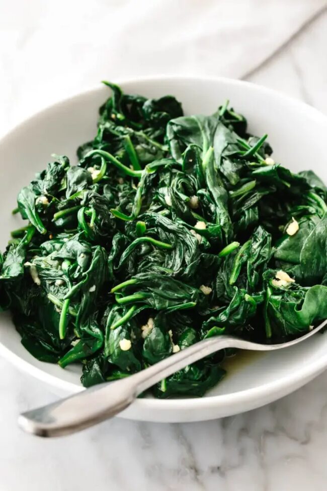 Sauteed Spinach with Garlic