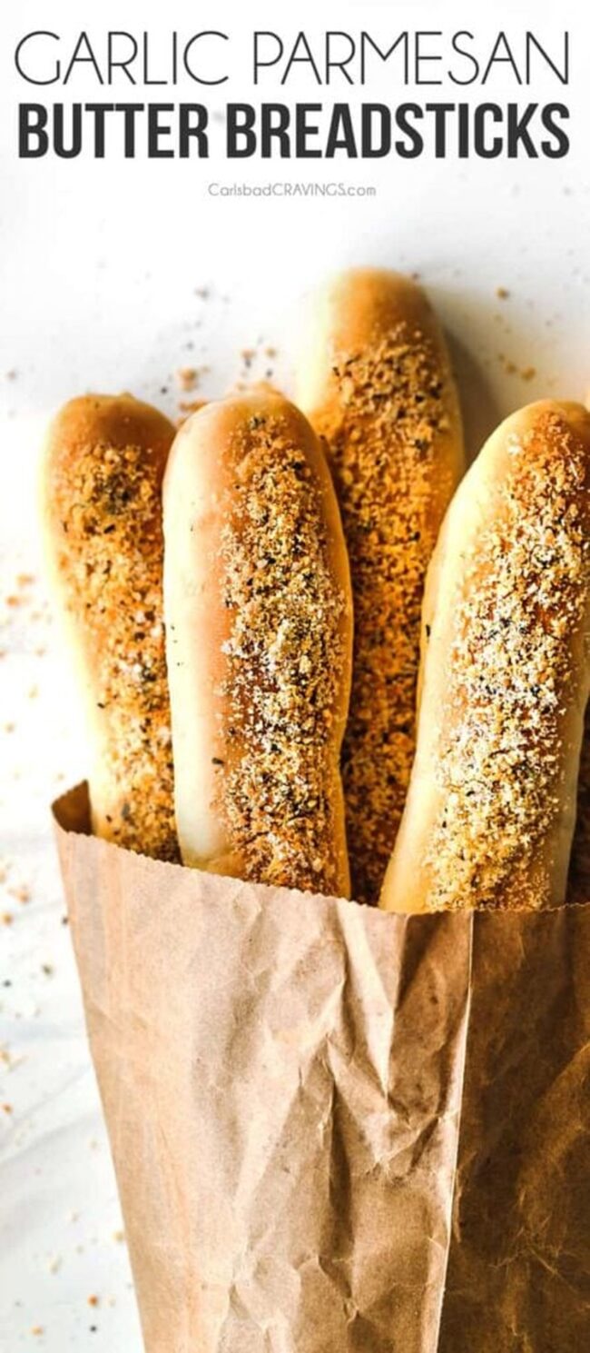 Garlic Parmesan Breadsticks