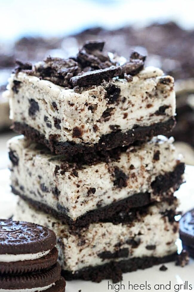 Oreo Cheesecake Bars