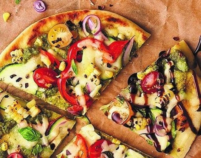 Garden Veggie Flatbread