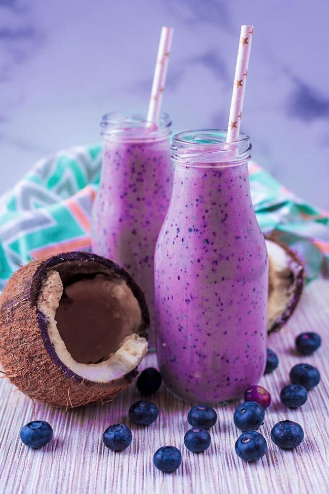 Blueberry Coconut Smoothie