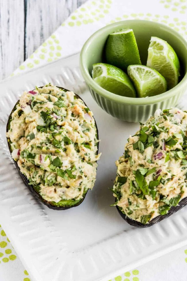 Stuffed Avocado with Tuna Salad