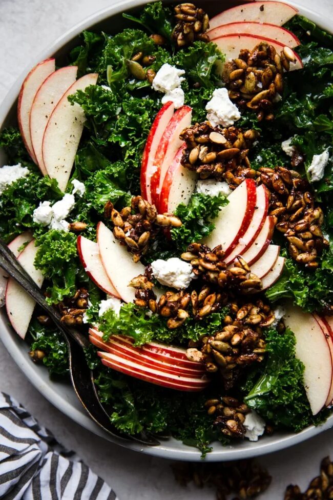 Pumpkin Seed and Apple Salad