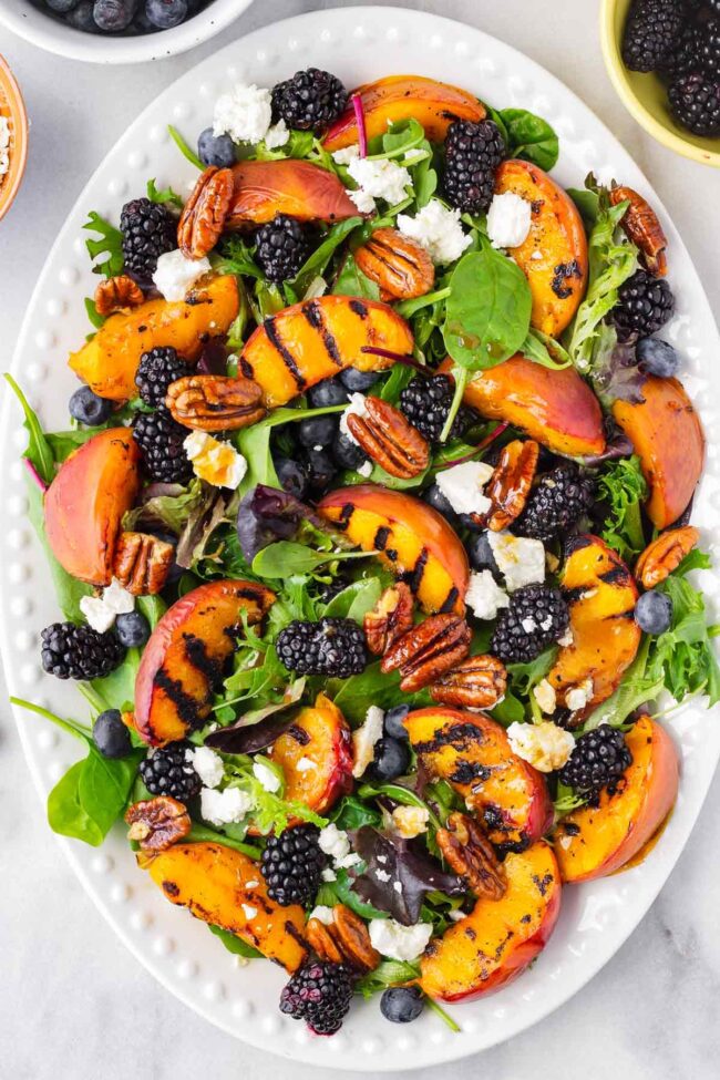 Grilled Peach Salad