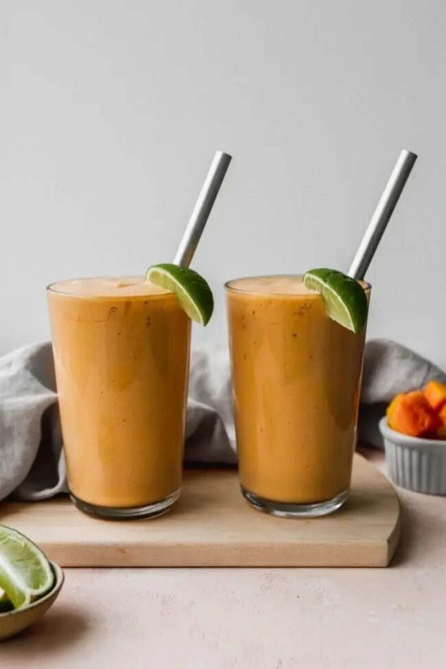 Papaya Coconut Smoothie