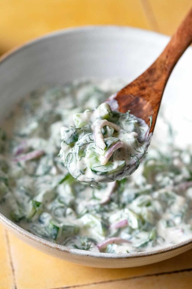 Creamy Cucumber Salad