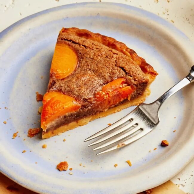 Apricot and Almond Whiskey Tart