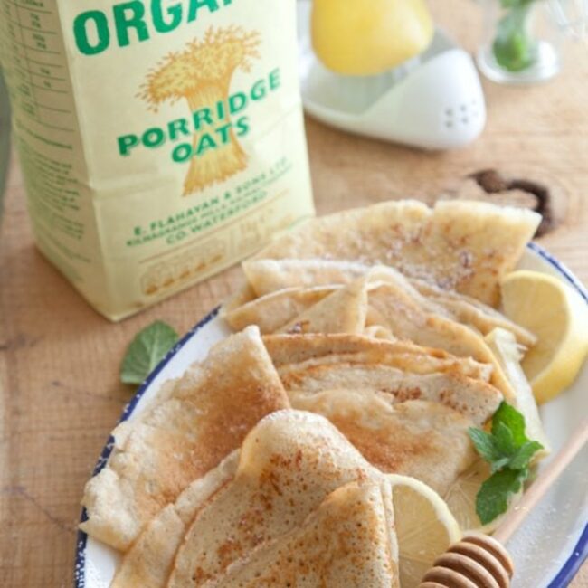 Irish Oatmeal Crepes