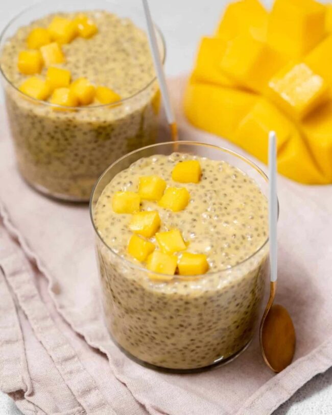 Mango Chia Seed Pudding