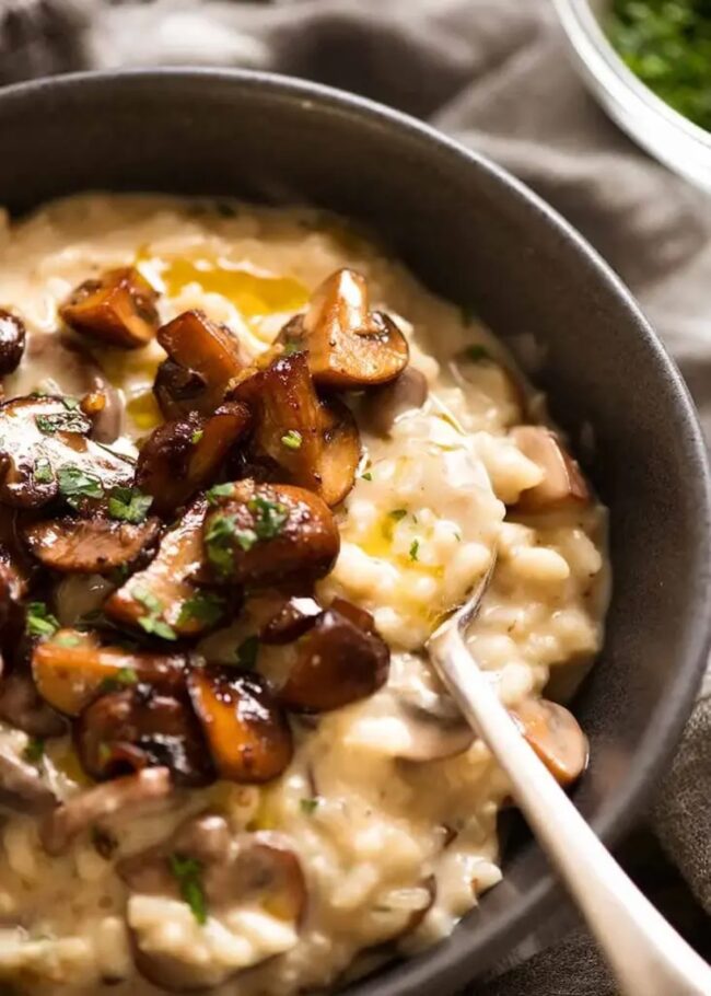 Creamy Mushroom Risotto