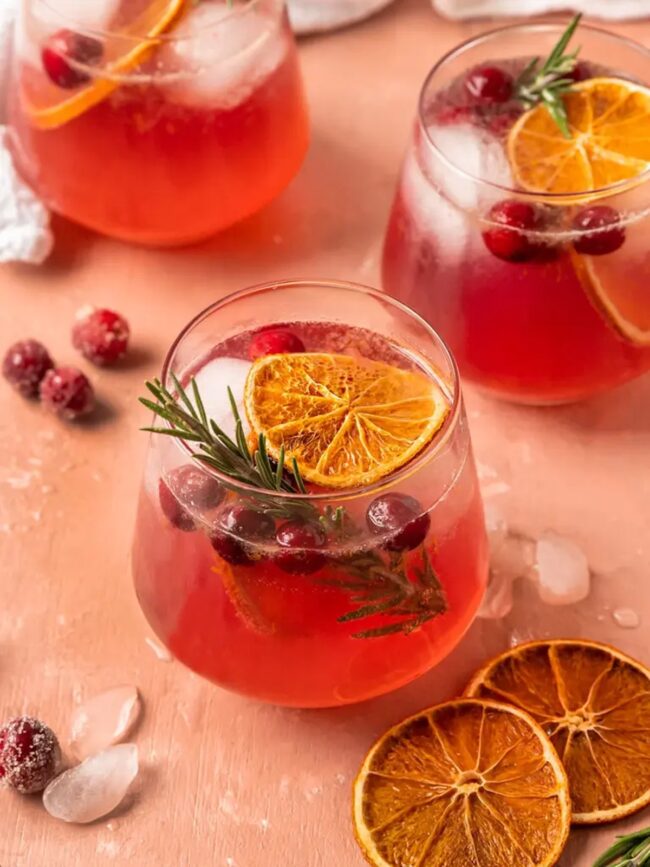 Cranberry Gin Fizz