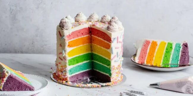 Rainbow Layer Cake