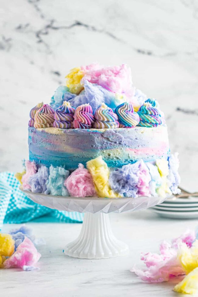 Cotton Candy Cake