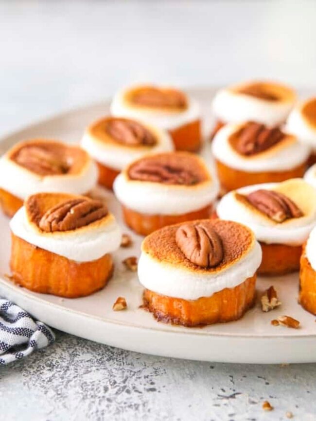 Sweet Potato Bites with Marshmallow