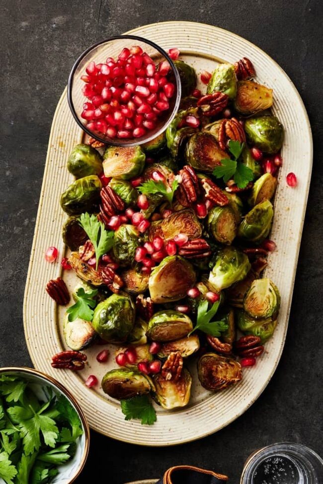 Balsamic Roasted Brussels Sprouts