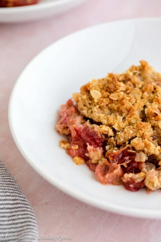 Rhubarb Crumble