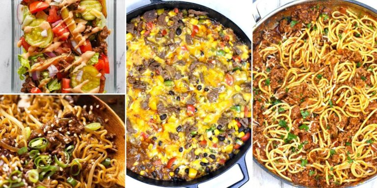 Top Ground Beef Meal Prep Ideas